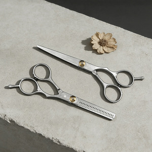 Professional Hairdressing Scissors Flat Shears Thinning Shears Hair Cutting Set Stainless Steel Durable Home Hair Styling Tools - Product Image 1