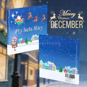 Impresión de Libros Infantiles con Tapa Dura, Papel Kraft de Lujo, Cartón Corrugado Navideño, Personalizado, Impresión Offset, Grabado en Relieve - Product Image 3