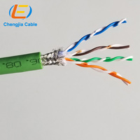 Câble de communication LAN intérieur/extérieur, câble Ethernet industriel Cat5e UTP 4pr 24awg pour caméra CCTV