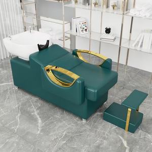 Sillón de Lavado de Cabello de Piel Sintética de Alta Calidad, Esponja de Cerámica Duradera, en Oferta, para Salones de Belleza, Barberías y Spas - Product Image 3