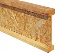 Водонепроницаемая I-JOIST балка OSB с сосновым материалом, толщина 12 мм, готовая поверхность для внутреннего напольного покрытия