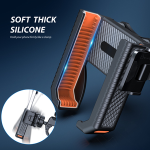 Support de téléphone de moto Anti-tremblement support vélo 17mm boule rotatif hauteur réglable support de support de téléphone de verrouillage transfrontalier - Product Image 5