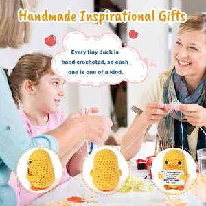 Pato de Ganchillo Divertido y Pequeño, Emocionalmente Positivo, Inspirador y Reconfortante, Ideal para Regalos de Cumpleaños y Rellenos de Calcetines Navideños, ¡Gran Oferta! - Product Image 3