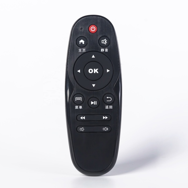 Universal Voice Magic Mini Remote Control - Black White Color IR Learning & Rolling Code Replacement for TV (10m Range)