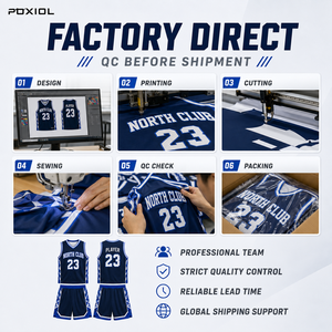 Tenues de basketball personnalisées Poxiol : Ensemble maillot et short sublimés avec logo, nom et numéro d'équipe pour les commandes en gros des équipes scolaires, des clubs et des équipes jeunes. - Product Image 6