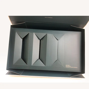 Custom Black Gift <b>Box</b> Lids Recycled <b>Box</b> Printing Flip Candle <b>Box</b> Gift Packaging for Candle Jar - Product Image 2