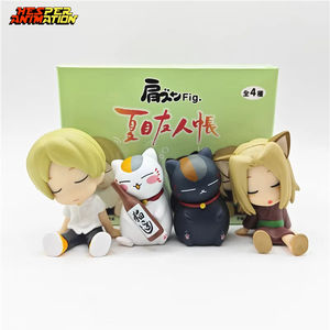 HESPER 4PCS 4CM Mystery Natsume <span class=keywords><strong>Yuujinchou</strong></span> Figura de Anime de PVC Caja Sorpresa Muñeca Natsume's Book of Friends Estatua de Plástico Caja Ciega - Product Image 1