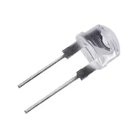 Through Micro LED Diode, Round Straw Hat, Flat Top, 2 mm