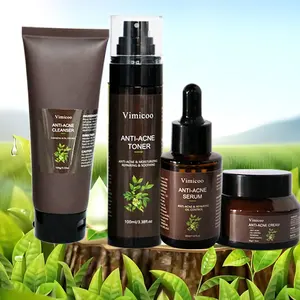 Riparazione di prodotti per la cura della pelle Acne per la pulizia profonda idratante per il trattamento dell'acne Tea Tree Set per la cura della pelle