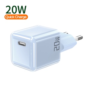 Cargador Rápido Super Mini Cube 2025, <span class=keywords><strong>EN</strong></span> 62368, Enchufe EU/KR, Colores Vibrantes, GaN, PD 20W, Puerto Único Tipo-C, QC3.0, PD3.0, para <span class=keywords><strong>iPhone</strong></span> y <span class=keywords><strong>AirPods</strong></span> - Product Image 3