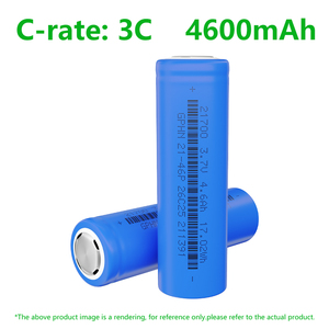 Batería Recargable de Iones de Litio INR21700 de 3.6V y 4600mAh para Herramientas Eléctricas, Electrodomésticos y Vehículos - UN38.3/ROHS/CE INR21700-4600 3.6 - Product Image 4