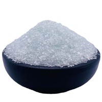 Sable de verre concassé fin et clair, média filtrant pour piscine à haute filtration, granulés de verre à petites particules pour le traitement de l'eau des piscines