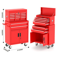 Chariot d'entretien multifonctionnel, établi mobile, boîte modulable et combinable, chariot de réparation automobile, Chine