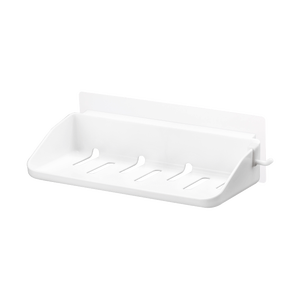 Étagère murale de stockage en plastique, support de cuisine mural sans perceuse, <span class=keywords><strong>petite</strong></span> taille organiseur de condiments à épices avec support à serviettes, 2 pièces - Product Image 3