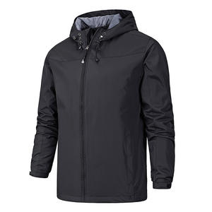 Chaqueta de hombre de moda personalizada cortavientos al aire libre senderismo impermeable entrenamiento sudaderas con capucha chaquetas de abrigo para hombres - Product Image 6