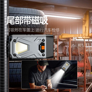 ไฟฉายอลูมิเนียมอัลลอยด์แบบ LED คู่ ชาร์จได้ พร้อมไฟแสดงสถานะแบตเตอรี่ คลิปหนีบปากกา ใช้กลางแจ้ง - Product Image 3