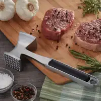 الأعلى مبيعاً على أمازون أداة نشر الطعام لشواء اللحوم المطرقية سبيكة الزنك مقشر لحم