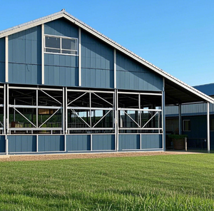 Nuovo Design a basso costo struttura in acciaio mucca capannone prefabbricato in acciaio fattoria edificio per il bestiame struttura in acciaio capanno mucca - Product Image 1