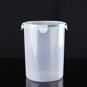 Tanque de almacenamiento transparente de 2 <span class=keywords><strong>litros</strong></span> y 1Kg, hebilla de punto de plástico PP, Cubo de mantenimiento fresco refrigerado, <span class=keywords><strong>caja</strong></span> de mantenimiento fresco de 2 libras - Product Image 2