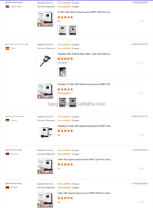 EU 6KVA 10.2kw 10KVA 4Kw 12KW 8KW 5 8 kW 10KW 6KW 3KW 3000W 10 kW 5KW 24V 48V lưới MPPT lai năng lượng mặt trời biến tần ba pha - Product Image 4