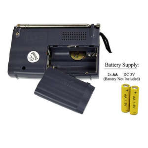 Radio Portátil AM FM Personalizada de Fábrica BC-R21, Antena Telescópica de Doble Banda, Altavoz Integrado para Personas Mayores, Uso en Emergencias al Aire Libre - Product Image 4