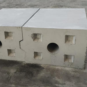 Plantilla de bloque de tope de hormigón prefabricado, molde de protección de pendientes de bloque de hormigón, molde de acero de bloque de Lego para carretera de Río - Product Image 6