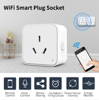 Prise intelligente standard australienne et néo-zélandaise, contrôle vocal WiFi/Zigbee, contrôle à distance mobile, minuterie, 16A