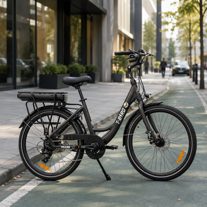 Bicicleta Eléctrica Urbana de 26 Pulgadas, 36v, 14.4ah, Batería de Litio, Motor de 250w en la Rueda Trasera, 7 Velocidades, Modelo Miami - Product Image 3