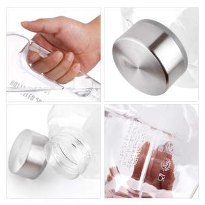 Customized 2500ml BPA FREE Large <strong>Water</strong> <strong>Bottle</strong> With Handles <strong>Big</strong> <strong>Water</strong> <strong>Bottle</strong> <strong>for</strong> t With Time Marker <strong>for</strong> Fitness Workout - Product Image 4