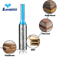 Fraise droite durable Lamboss OEM ODM extra longue personnalisée en carbure pour le travail du bois
