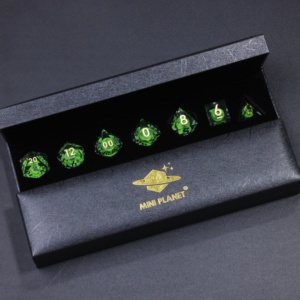 Mini Hành Tinh Nhựa Tùy Chỉnh Đa Diện Ttrpg Bảng Trò Chơi Rồng & Dungeon Handmade D6 D20 Nhà Máy Bán Buôn Dice Dnd Dice Set - Product Image 6