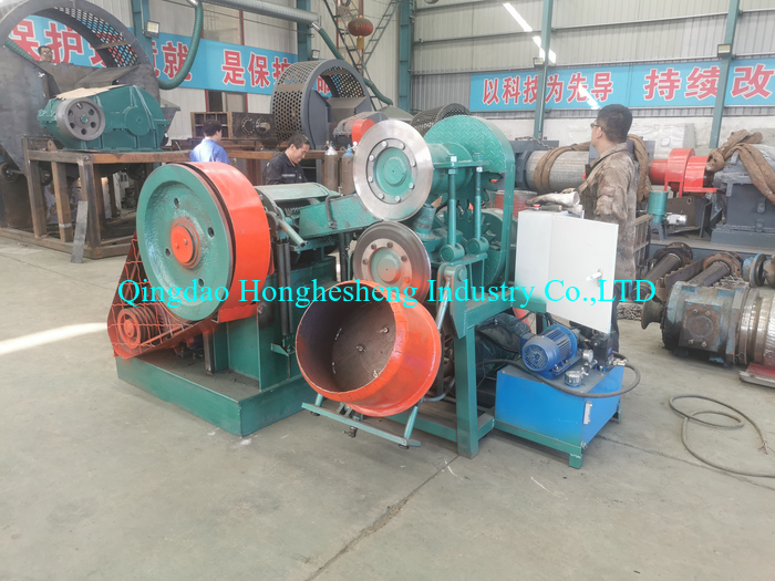 Waste Tire Recycling Rubber Tire Automatic Strip&Block Cutter