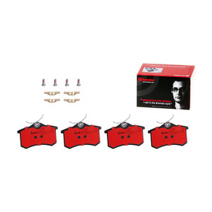 Nouvelles plaquettes de frein en céramique d'origine P85020N pour Audi A3 (8P1) Volkswagen Seat <span class=keywords><strong>Peugeot</strong></span> (2006-2015) Garantie de remplacement d'un an - Product Image 1