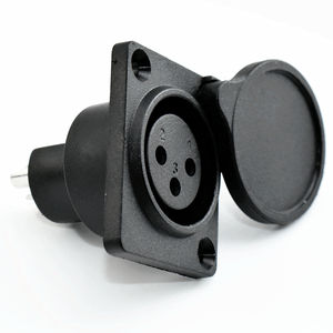 Xlr 3pin מארז נשיים לוח רכוב מתאם הלחמה מחברים עמיד למים עבור מיקרופון כוח - Product Image 5