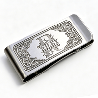 Clip de Dinero Personalizado de Aleación de Zinc con Esmalte Suave y Monograma Grabado, Moderno y Tradicional para Año Nuevo Chino o Graduación