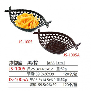 ถาดเสิร์ฟสีดำ ดีไซน์ตาข่ายโลหะ สำหรับขนม ซูชิ ของหวาน ใช้ในร้านอาหาร - Product Image 5