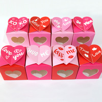 Boîtes cadeaux personnalisées en gros pour la Saint-Valentin, décoration d'ambiance de mariage, boîtes à bonbons d'amour