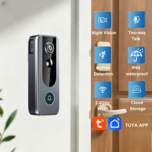 Videoportero Inteligente <span class=keywords><strong>WiFi</strong></span> Tuya 1080P con Visión Nocturna, Alimentado por Batería, Detección de Movimiento y Detección Humana - Product Image 1