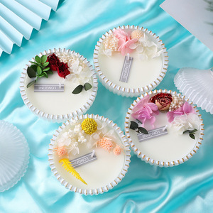 Ensemble de bougies piliers parfumées à la soja écologiques et artisanales avec boîte cadeau pour la maison et l'hôtel, utilisation en <span class=keywords><strong>vacances</strong></span> - Product Image 3