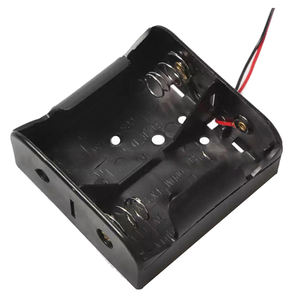 D-Type Pp Plastic + Metalen Batterijhouder Nr. 1 1.5V Zwarte 150Mm Draadbatterijaccessoires - Product Image 3