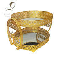 Qian Hu 2025 Nouveau design en stock, ensemble décoratif en métal pour café et thé éthiopien et du Moyen-Orient, table à café Rekebot durable