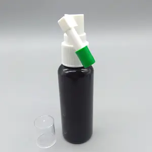 Botella pulverizadora de niebla de colores, botella de plástico con tapa para el polvo para embalaje de cuidado Personal, color rosa, negro, verde, 50ml