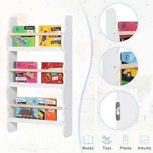 E0 Étagère à livres en MDF de style moderne pour bandes dessinées Étagère à livres - Product Image 3