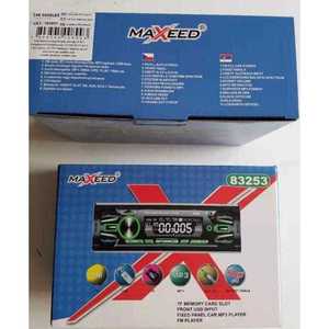 Reproductor MP3 para coche Maxeed 83253 con ranura USB TF, radio FM, sistema de audio estéreo para uso en vehículos - Product Image 1