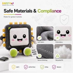 Cuscini in Peluche Personalizzati all'Ingrosso per l'Educazione STEM e il Servizio <span class=keywords><strong>di</strong></span> Promozione Universitaria, Tessuto Ecologico, OEM Diretto dalla Fabbrica - Product Image 3