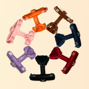 Fabricant d'emballages personnalisés avec logo, veste pour animaux de compagnie en fourrure sherpa douce et bouclée, <span class=keywords><strong>harnais</strong></span> rembourré pour chien, ensemble laisse pour la promenade quotidienne - Product Image 2