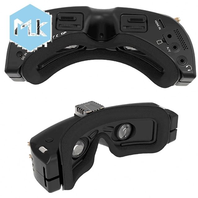 MLK SKYZONE SKY04O FPV G0ggles OLED 5.8Ghz 48CH Steadyview Receiver 1024*768 DVR Fpv G0ggles With Head Tracker for RC Airplane