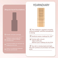 Stick correcteur et fond de teint en gros avec pinceau, couvrance totale, effet éclatant, fini rosé, waterproof, léger pour un look naturel