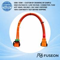 Kabel Sambungan Busbar Tugas Berat Arus Besar Isolasi PVC Tembaga Crimp Ultrasonik untuk Sistem Penyimpanan Energi