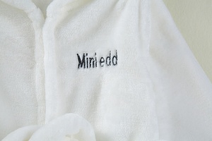 2018 Polyester Fleece White Rabbit Baby <strong>Kids</strong> Animal Bathrobe Cute Children Bath <strong>Robe</strong> for Boys and Girls - Product Image 5